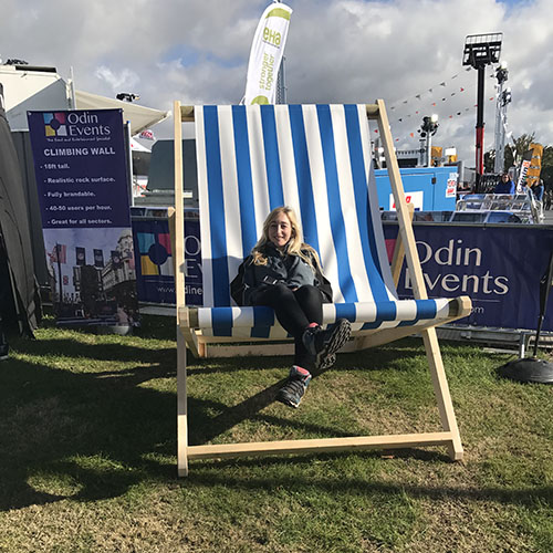 giant deck chair hire